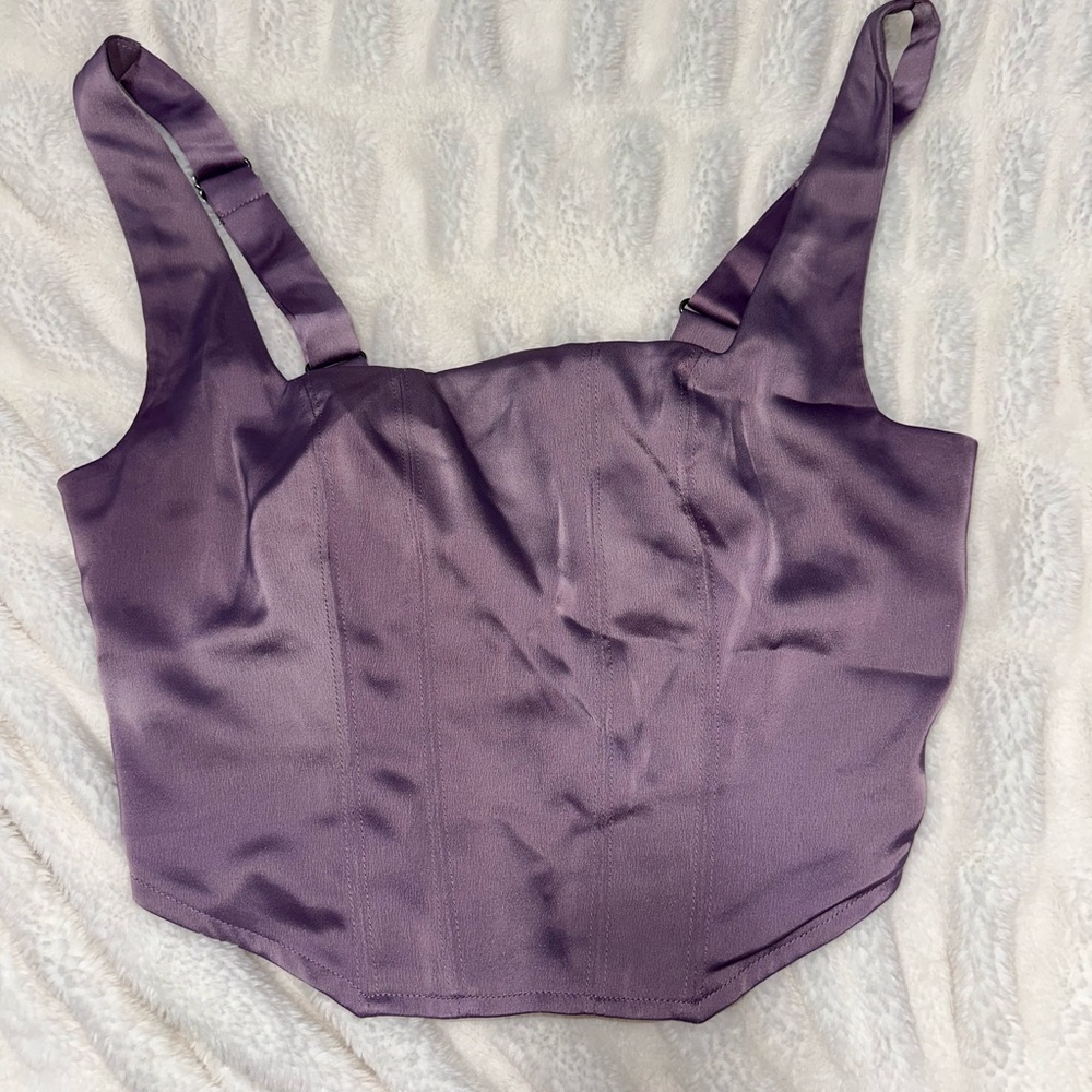 Wild Fable Lavender Ribbed Top